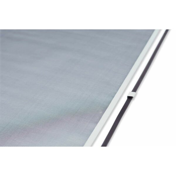 Moskitonetz Schellenberg Plattenspeicher Mit Rahmen Fiberglas Weiß (100 x 120 cm) – Bild 4