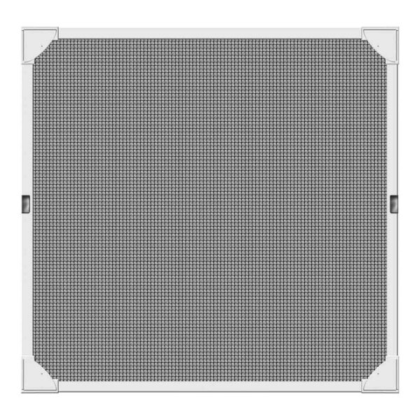 Moskitonetz Schellenberg Plattenspeicher Mit Rahmen Fiberglas Weiß (100 x 120 cm) – Bild 2
