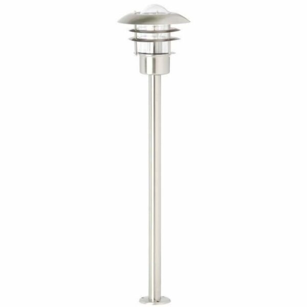 Solarlampe Brilliant Terrence Durchsichtig Silberfarben 60 W