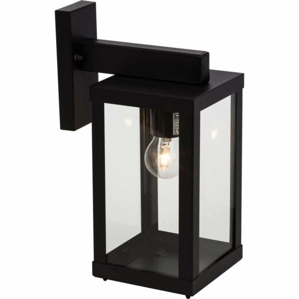 Wandleuchte Brilliant Gaia Außenbereich Schwarz Metall 60 W E27 – Bild 4