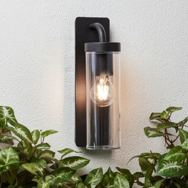 Wandleuchte Brilliant Aosta Schwarz Metall Kunststoff 25 W E27 – Bild 4