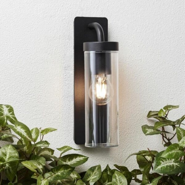 Wandleuchte Brilliant Aosta Schwarz Metall Kunststoff 25 W E27 – Bild 3