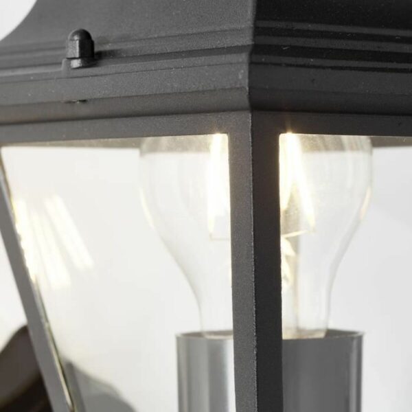 Wandleuchte Brilliant Nissie E27 60 W Schwarz – Bild 3