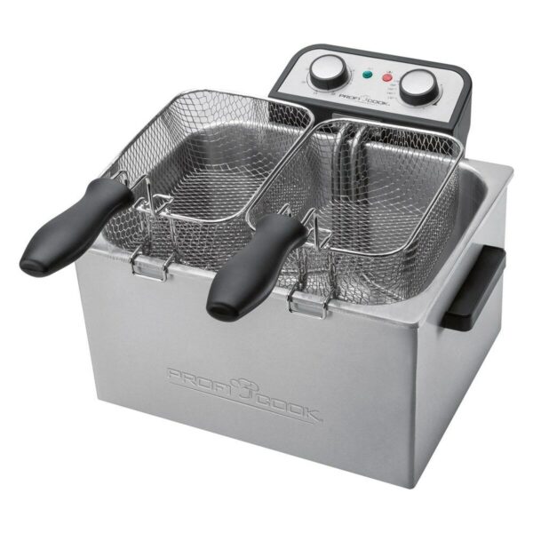 Fritteuse Clatronic PC-FR 1038 Silberfarben 3000 W – Bild 3