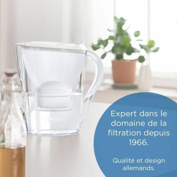 Filter-Karaffe Brita Carafe Marella Graphit Kunststoff 2,4 L – Bild 6