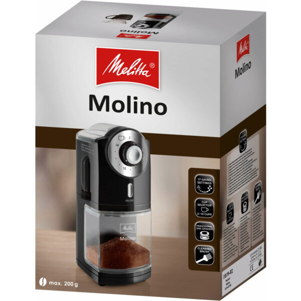 Kaffeemühle Melitta 1019-02 200 g Schwarz Kunststoff 1000 W 100 W – Bild 2