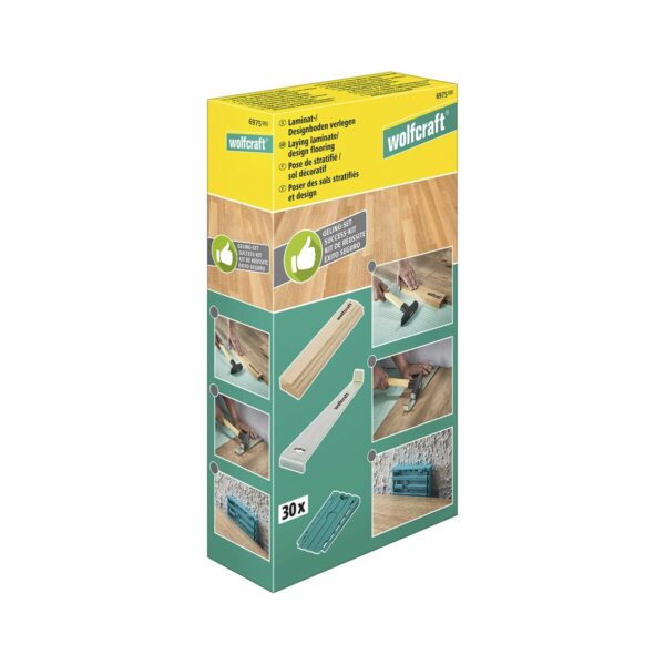 Verlegeset für Laminat- und Designböden Wolfcraft 6975000 32 Stücke – Bild 5
