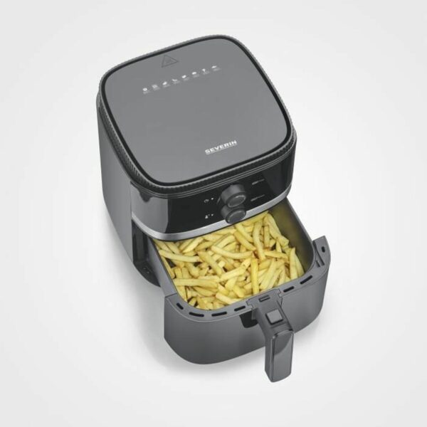 Heißluftfritteuse Severin Schwarz 1500 W 5 L – Bild 2
