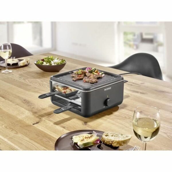 Grillplatte Severin RG2360 Schwarz 24 x 24 cm – Bild 3