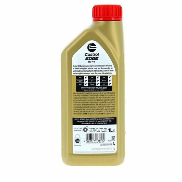 Motoröl Castrol Benzin Diesel Hybrid 5W40 1 L – Bild 2