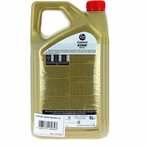 Auto-Motoröl Castrol Edge 5W 40 6 L – Bild 5