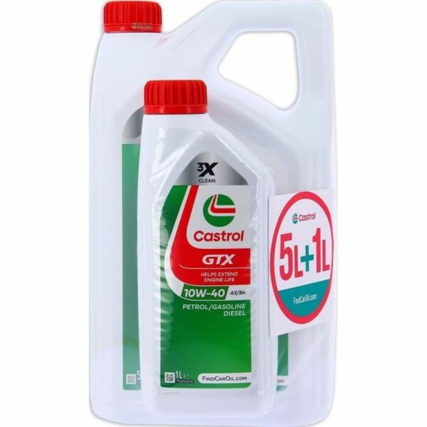 Auto-Motoröl Castrol GTX 10W 40 6 L – Bild 3