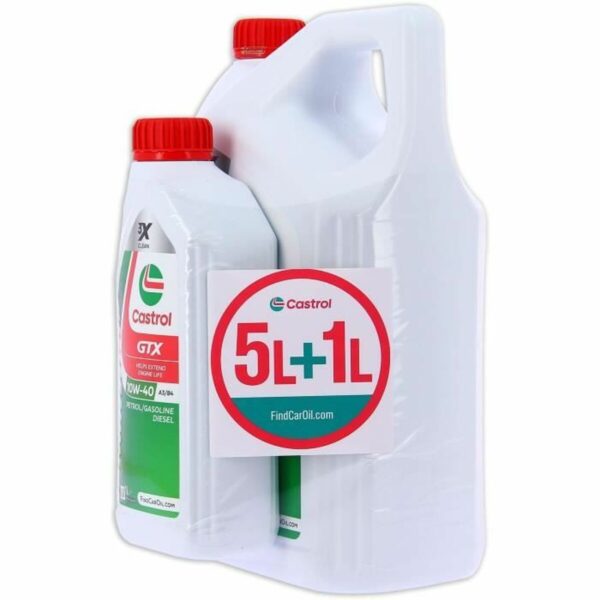 Auto-Motoröl Castrol GTX 10W 40 6 L – Bild 5