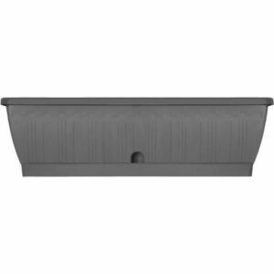 Selbstbewässerndes Pflanzgefäß Garden ID Anthrazit 60 cm
