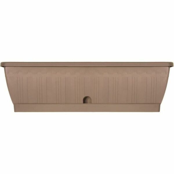 Selbstbewässerndes Pflanzgefäß Garden ID Taupe 60 cm