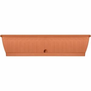 Selbstbewässerndes Pflanzgefäß Garden ID Terrakotta 80 cm