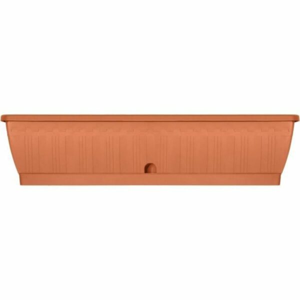 Selbstbewässerndes Pflanzgefäß Garden ID Terrakotta 80 cm