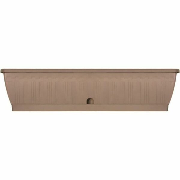 Selbstbewässerndes Pflanzgefäß Garden ID Taupe 80 cm
