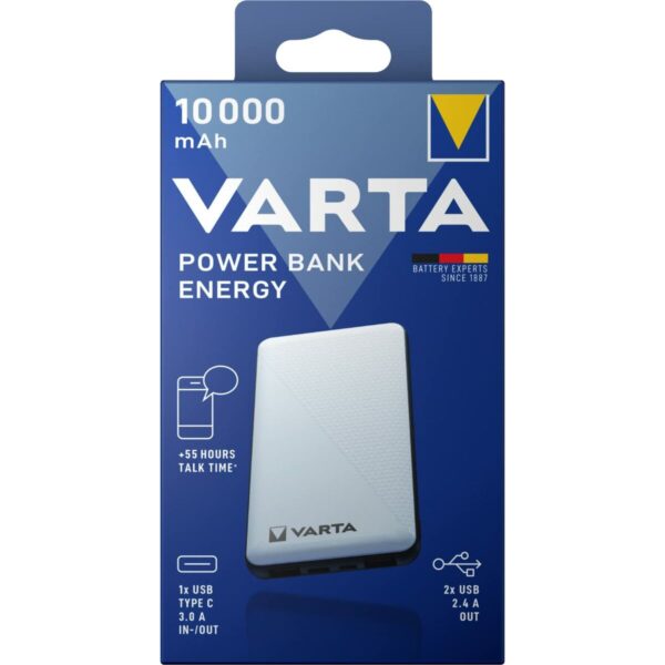 Power Bank Varta Energy Silberfarben 10000 mAh – Bild 4