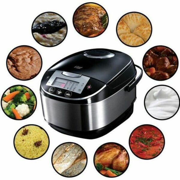 Multifunktions-Dampfgarer Russell Hobbs 21850-56 Schwarz Edelstahl 900 W – Bild 4