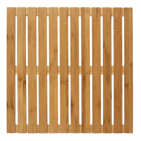Plattform Wenko 24610100 50 x 50 cm Innen/Außenbereich Bambus – Bild 4