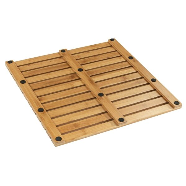 Plattform Wenko 24610100 50 x 50 cm Innen/Außenbereich Bambus – Bild 2