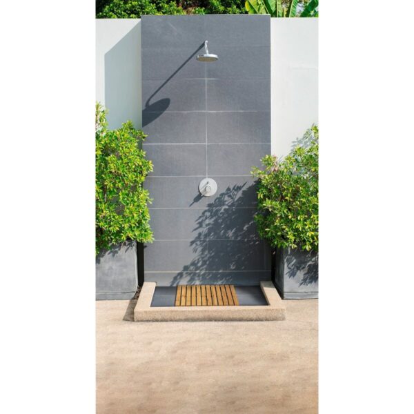 Plattform Wenko 24610100 50 x 50 cm Innen/Außenbereich Bambus – Bild 6