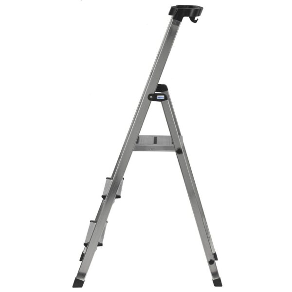 3-stufige Klappleiter Krause 126313 Silberfarben Aluminium – Bild 8