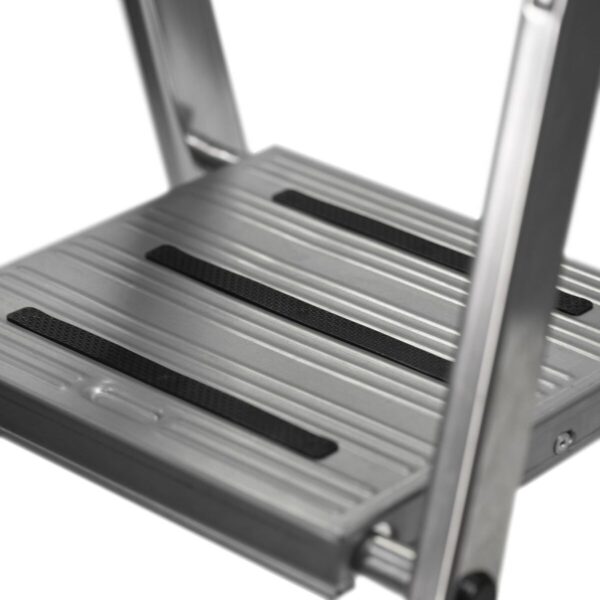 3-stufige Klappleiter Krause 126313 Silberfarben Aluminium – Bild 6