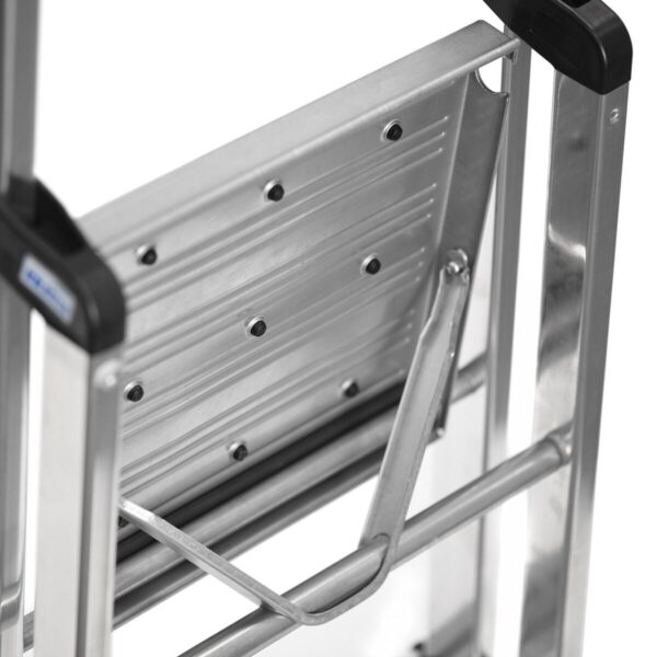 3-stufige Klappleiter Krause 126313 Silberfarben Aluminium – Bild 5