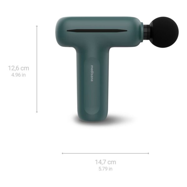 Massagepistole zur Entspannung und Muskelregeneration Medisana 88998 Schwarz Grau – Bild 2