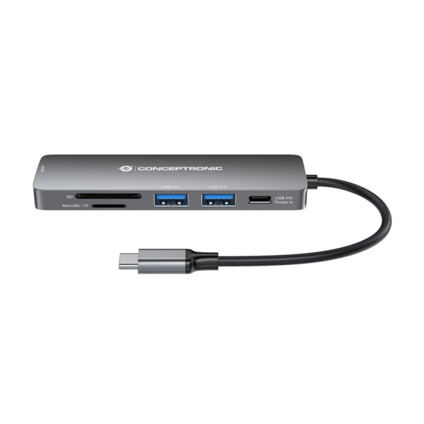 Hub USB Conceptronic 110517507201 Grau – Bild 3