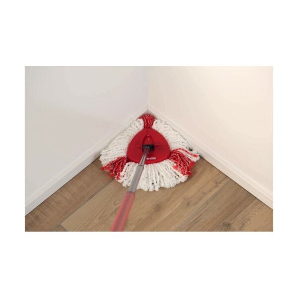 Mop with Bucket Vileda mop en steel Supermocio 3Action Weiß Rot Mikrofasern – Bild 4