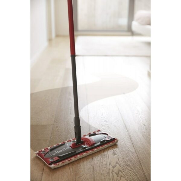 Mop with Bucket Vileda Ultramax Schwarz Rot Kunststoff Faser – Bild 3