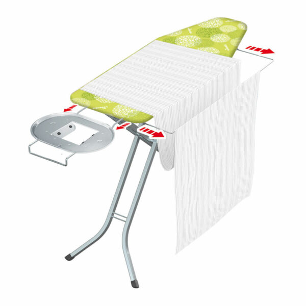 Bügelbrett Vileda Perfect 161266 122 x 44 cm grün Metall Kunststoff 2-in-1 – Bild 2