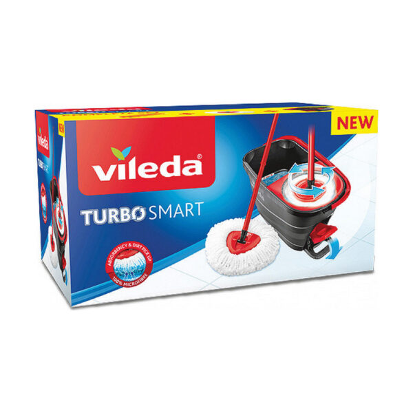 Mop with Bucket Vileda Turbo Smart Boden – Bild 2
