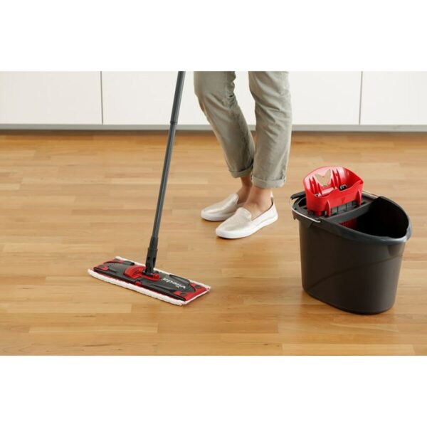 Wischmopp Vileda Ultramax XL Weiß Rot Mikrofaser – Bild 2