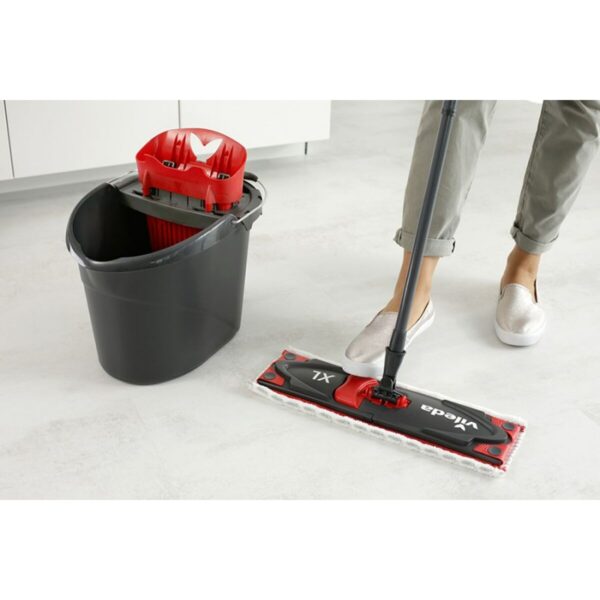 Wischmopp Vileda Ultramax XL Weiß Rot Mikrofaser – Bild 4