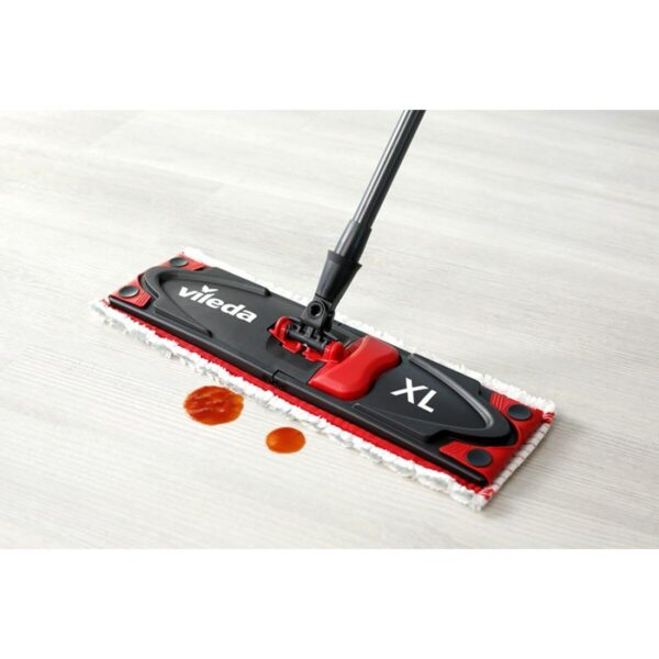 Mop with Bucket Vileda Ultramat Turbo XL Schwarz Rot Mikrofaser – Bild 3