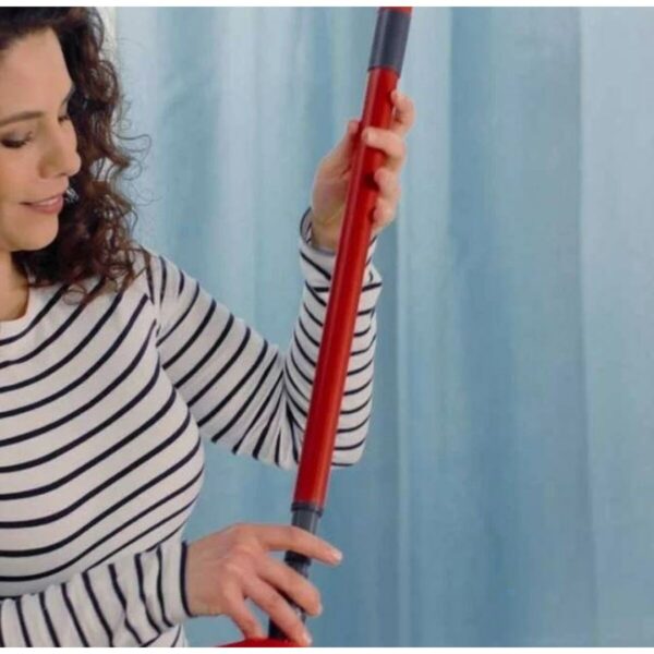 Mop with Bucket Vileda 167751 Schwarz Rot Mikrofaser Kunststoff – Bild 3