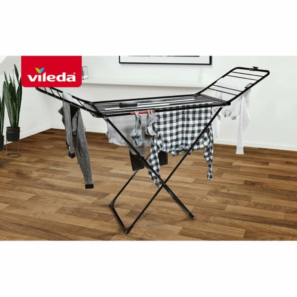 Faltbarer Wäscheständer Vileda Extra Black 174090 174 x 56 x 116 cm – Bild 6