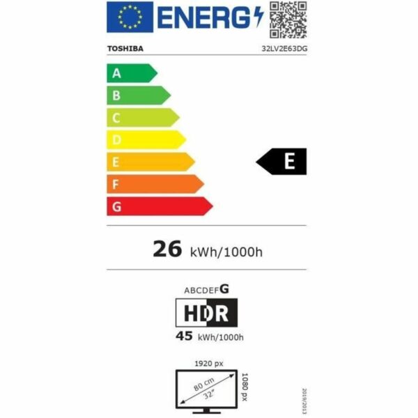 Smart TV Toshiba 32LV2E63DG 32" – Bild 5
