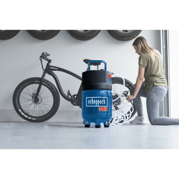 Luftkompressor Scheppach HC24V Vertikal 1500 W 10 bar 24 L – Bild 6