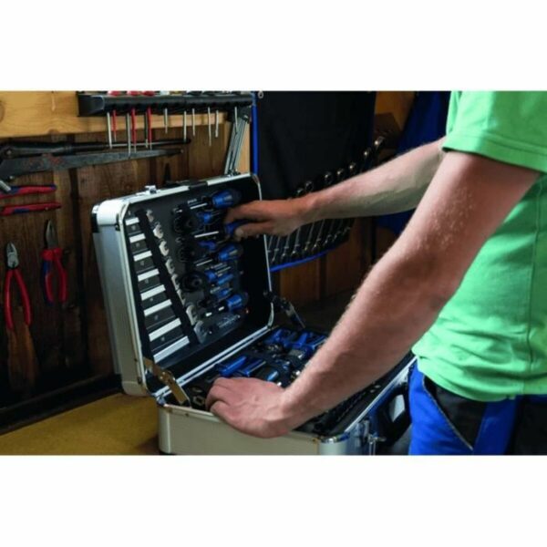 Werkzeugkasten Scheppach TB150 101 Stücke Metall Aluminium – Bild 5