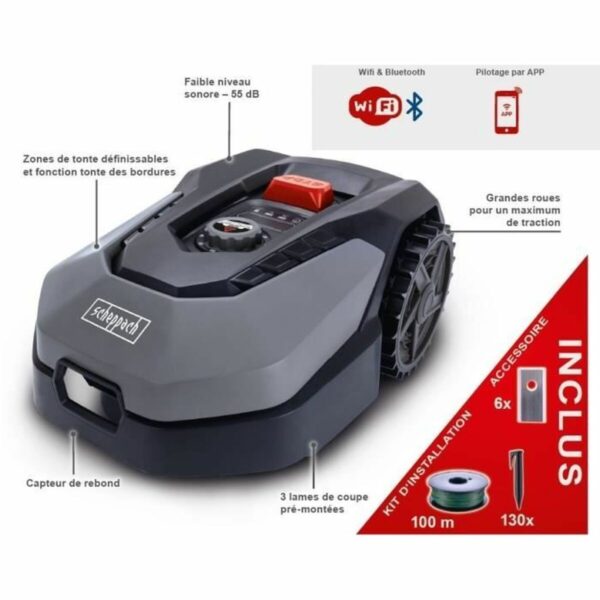 Akku-Rasenmäher Scheppach RoboCut L500 – Bild 2