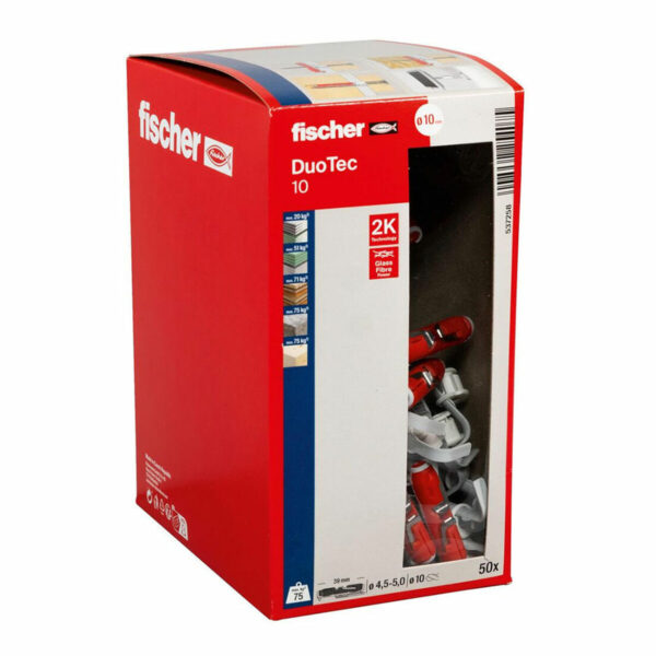 Stollen Fischer Duotec 537258 Nylon M10 (50 Stück) – Bild 2