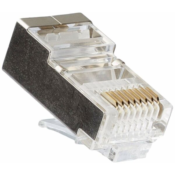 RJ45-Anschluss LogiLink MP0003 100 Stück Silberfarben – Bild 3