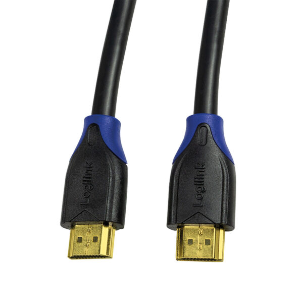 HDMI Kabel mit Ethernet LogiLink CH0064 Schwarz 5 m – Bild 2