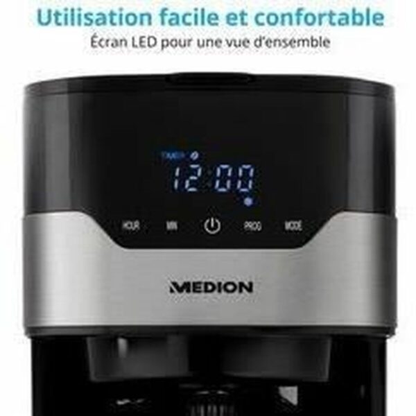Filterkaffeemaschine Medion 900 W 1,2 L – Bild 2