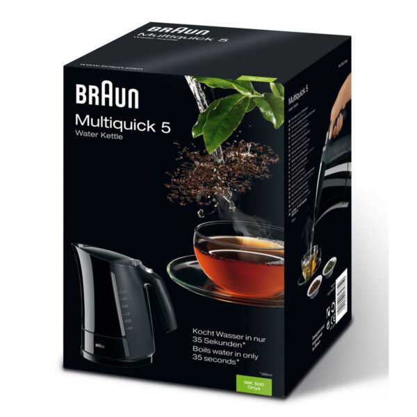 Elektrischer Wasserkocher mit LED-Licht Braun 533631 1,7 L Schwarz Kunststoff 3000 W 1,7 L – Bild 3